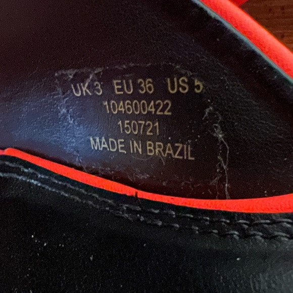 ASOS Women's Vibrant Orange Mules SIZE 5 - Picture 3 of 8